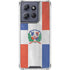 Dominican Republic Flag Faded Moto G 5G (2025) Clear Case